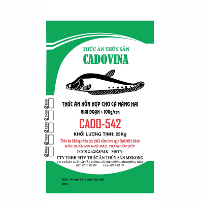 Thức ăn hổn hợp dành cho cá nàng hai giai đoạn > 100g/Con