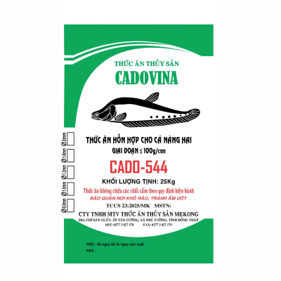 Thức ăn hổn hợp dành cho cá nàng hai giai đoạn ≤ 100g/Con