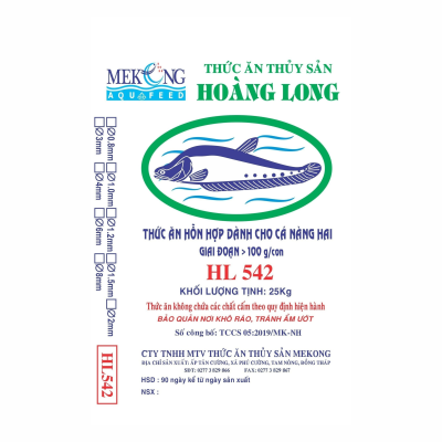 Thức ăn hổn hợp dành cho cá nàng hai giai đoạn > 100g/Con