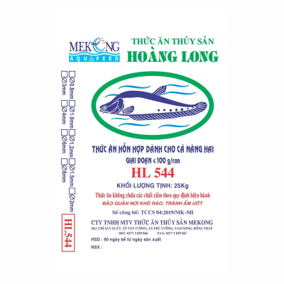 Thức ăn hổn hợp dành cho cá nàng hai giai đoạn ≤ 100g/Con