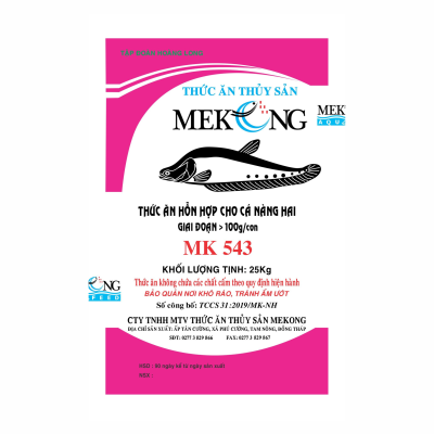Thức ăn hổn hợp dành cho cá nàng hai giai đoạn > 100g/Con